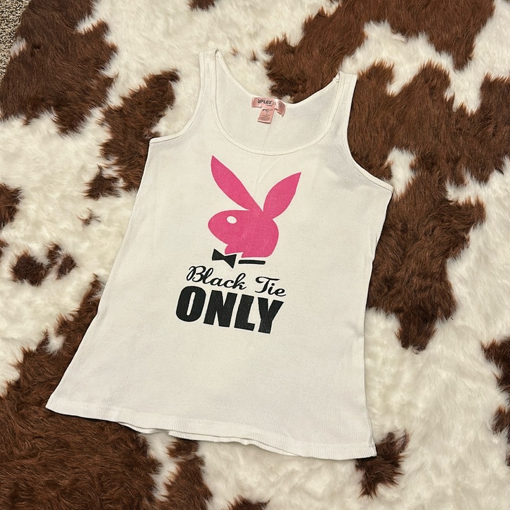 Y2K Playboy Tank Top